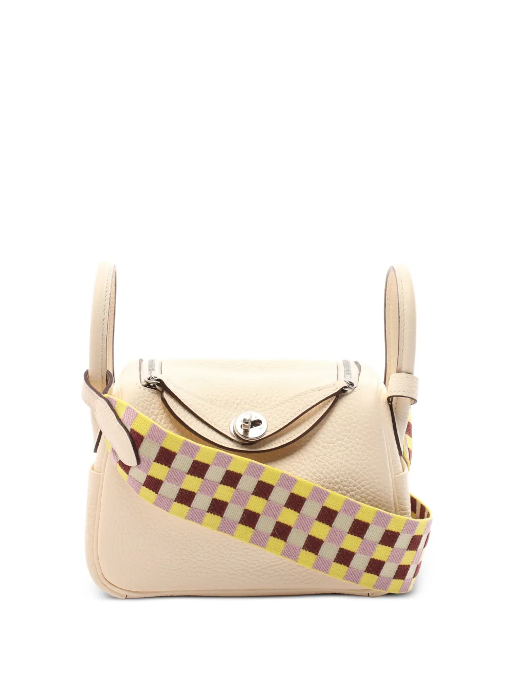 Hermès Pre-Owned 2023 リンディ ミニ ショルダーバッグ - ニュートラル Hermès Pre-Owned 2023 リンディ ミニ ショルダーバッグ - ニュートラル