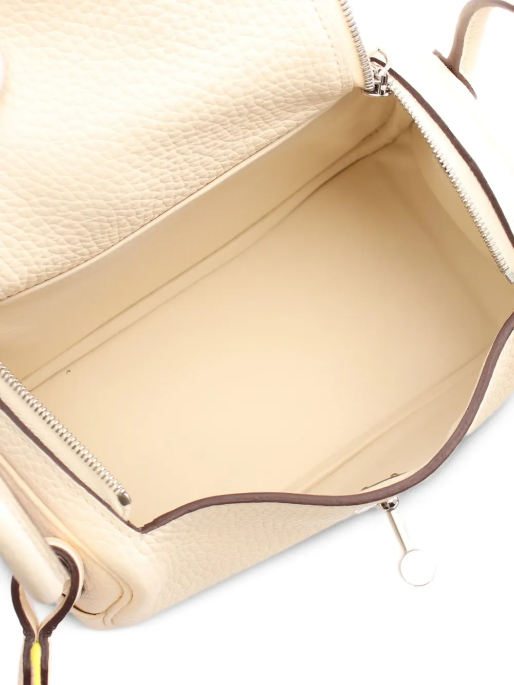 Pre-owned Hermes 2023 Lindy Mini Shoulder Bag In Neutrals