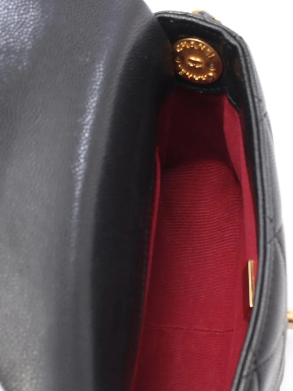 Pre-owned Chanel 2021 Mini Twist Your Buttons Shoulder Bag In Black