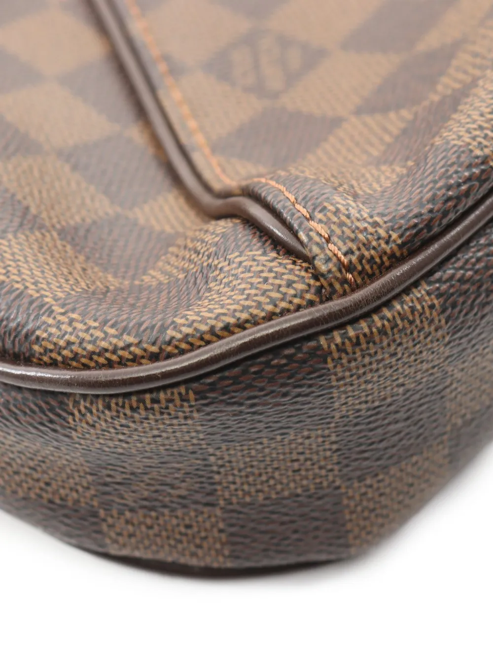 Pre-owned Louis Vuitton 2008 Thames Pm Shoulder Bag In Brown