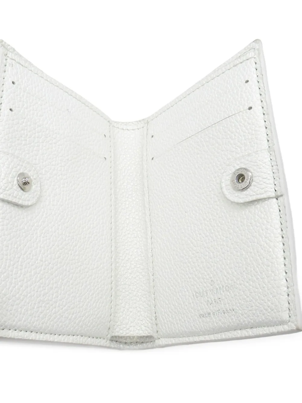 Pre-owned Louis Vuitton 2021 Lisa Bi-fold Wallet In White