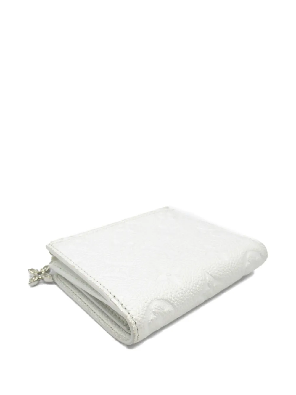 Pre-owned Louis Vuitton 2021 Lisa Bi-fold Wallet In White