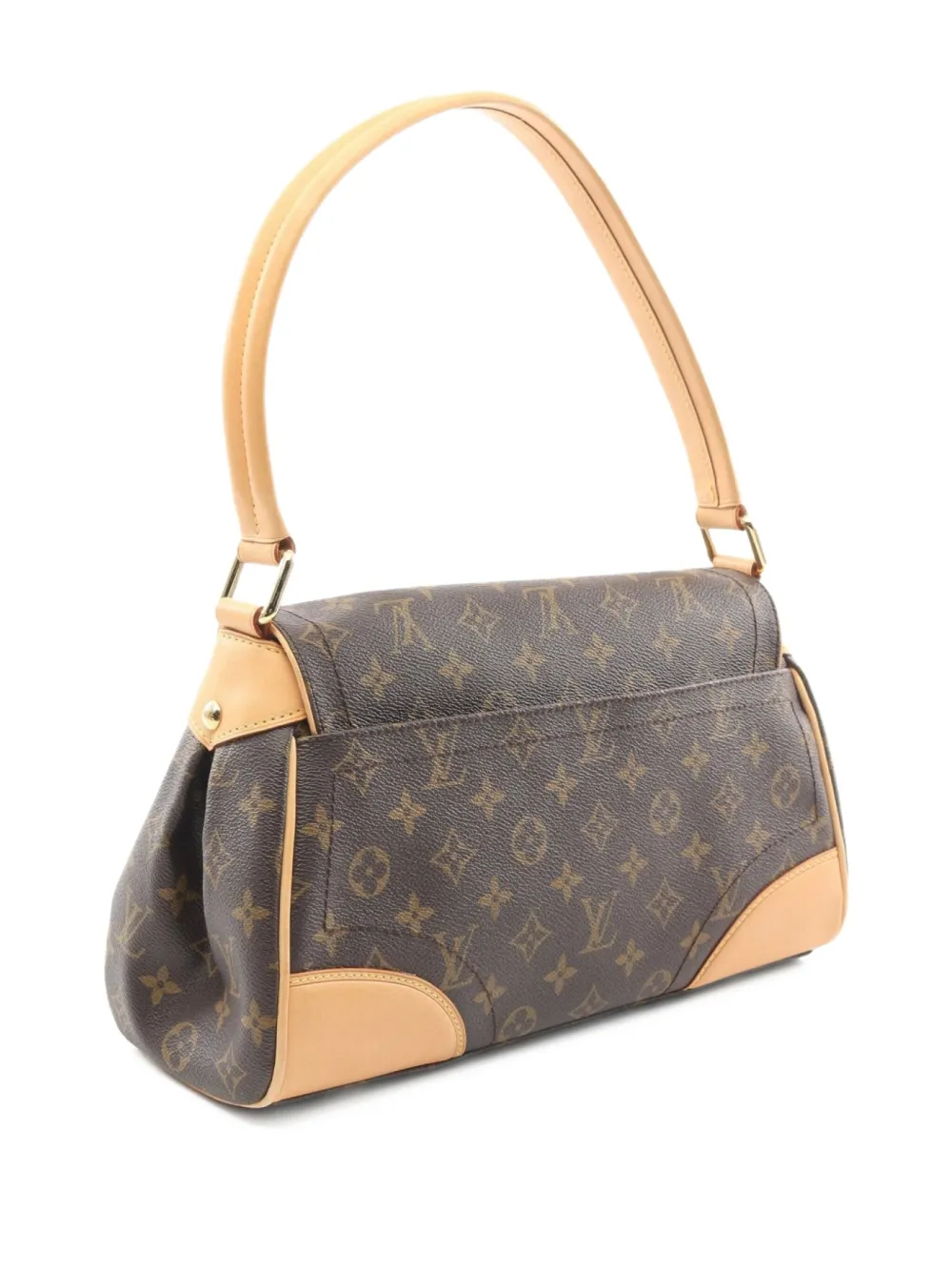 Pre-owned Louis Vuitton 2007 Beverly Mm Shoulder Bag In Brown