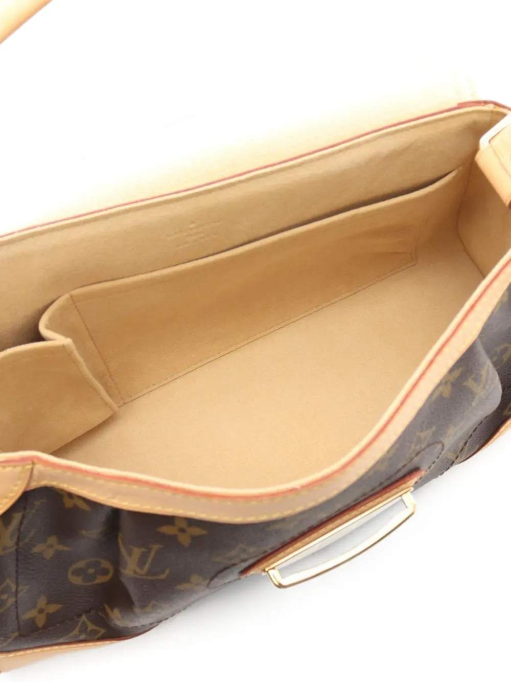 Pre-owned Louis Vuitton 2007 Beverly Mm Shoulder Bag In Brown