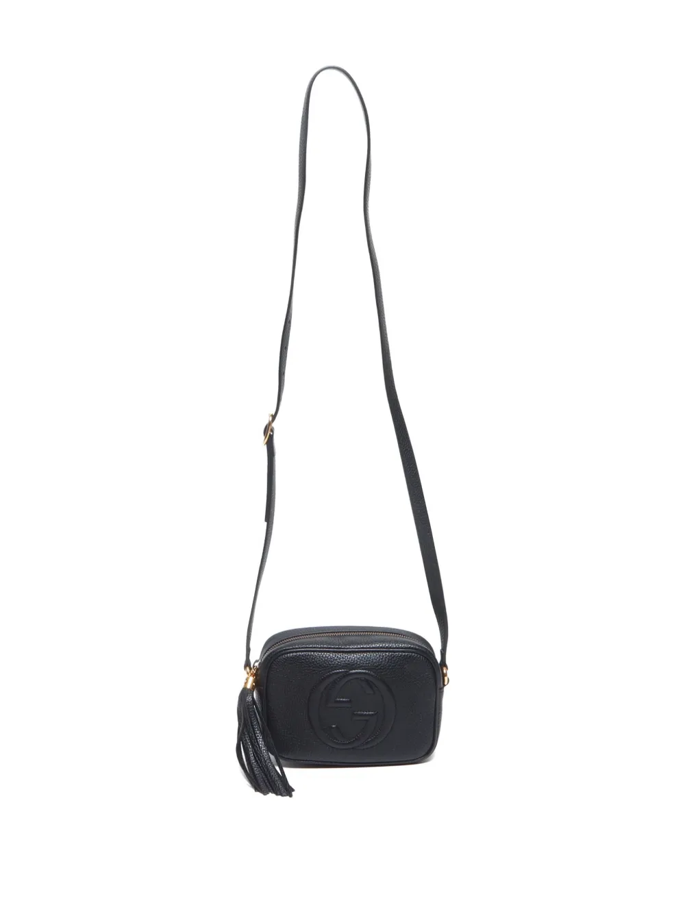 Pre-owned Gucci 2020-2024 Soho Cross Body Bag In Black