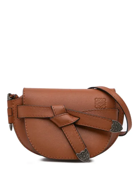 Loewe Pre-Owned bolsa crossbody Gate mini de piel 2019