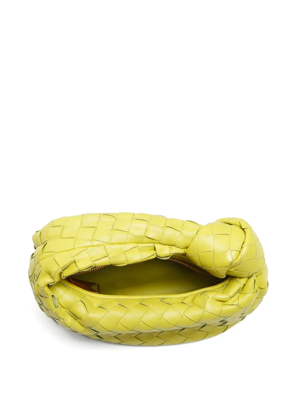 Pre-owned Bottega Veneta 2012-2023 Mini Jodie Bag In Yellow