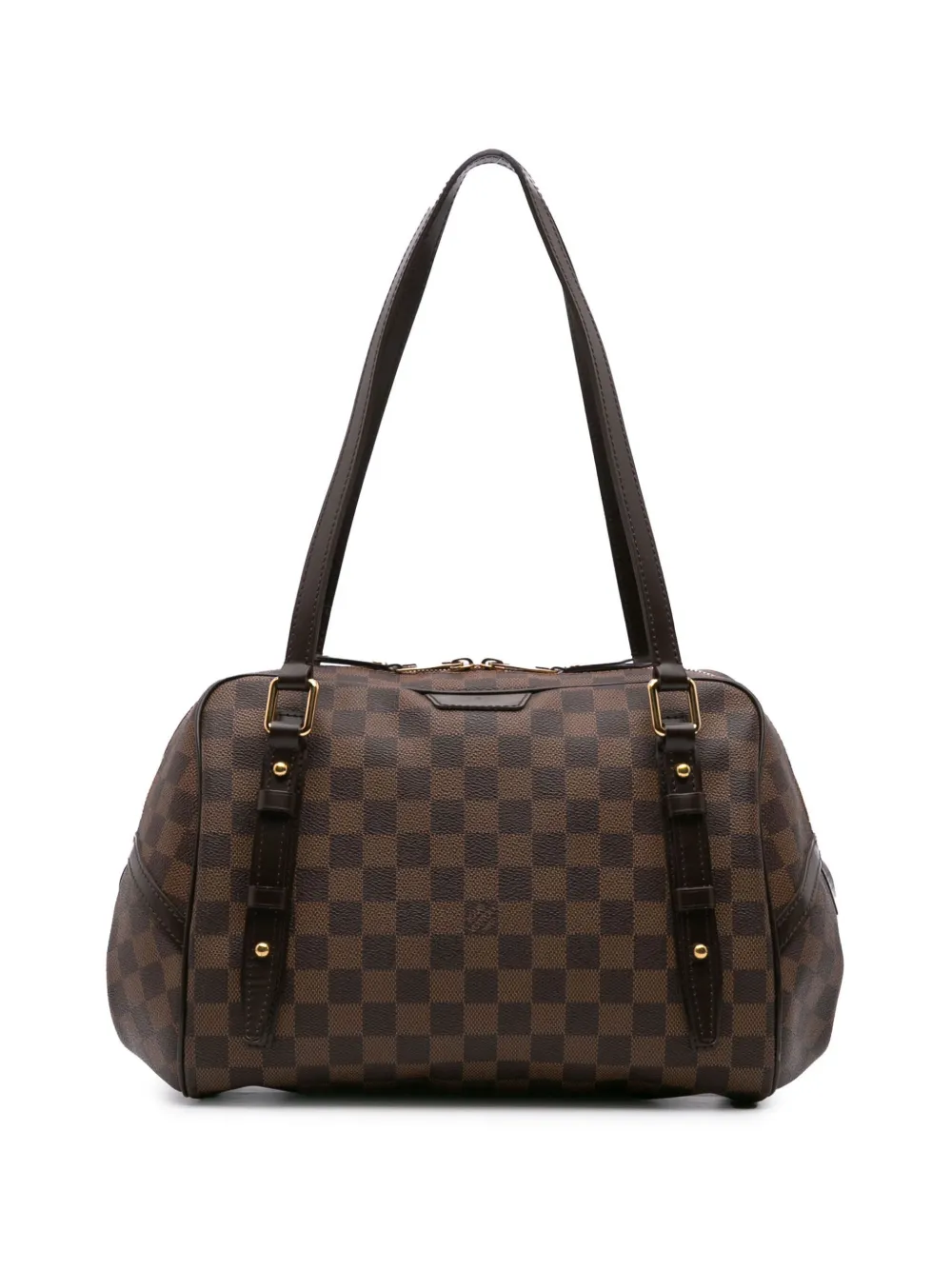Louis Vuitton Pre-Owned 2010s ダミエ エベヌ リビングトン PM ショルダーバッグ - ブラウン Louis Vuitton Pre-Owned 2010s ダミエ エベヌ リビングトン PM ショルダーバッグ - ブラウン