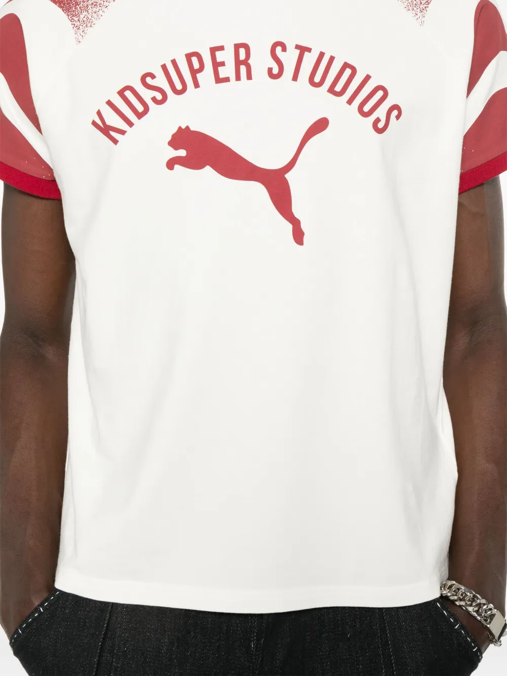 PUMA x Kidsuper Ringer T-shirt Wit