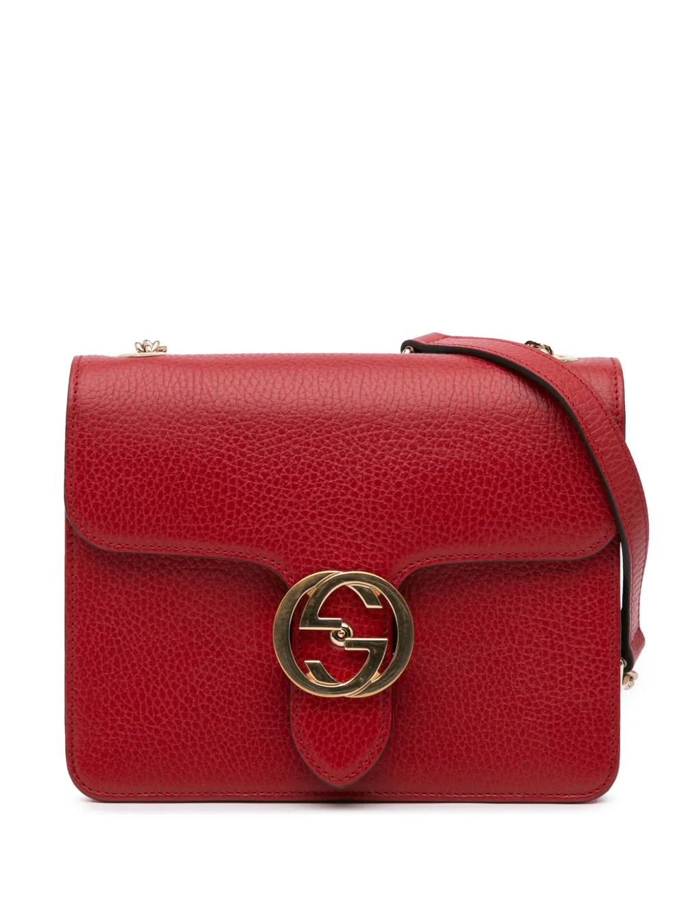 Gucci Pre-Owned 2016-2024 Small Dollar Calfskin Interlocking G Gucci Pre-Owned 2016-2024 Small Dollar Calfskin Interlocking G