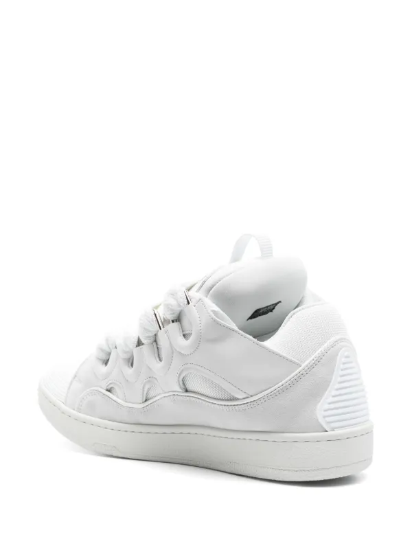 LANVIN | CURBIES SNEAKERS WHITE スニーカー Lanvin White Curbies Slip-On Sneakers Lanvin
