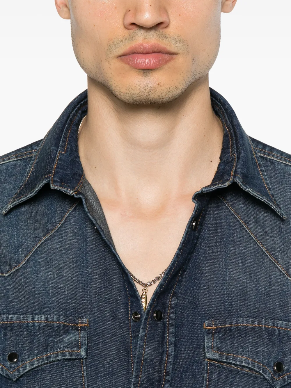 DONDUP Denim overhemd Blauw