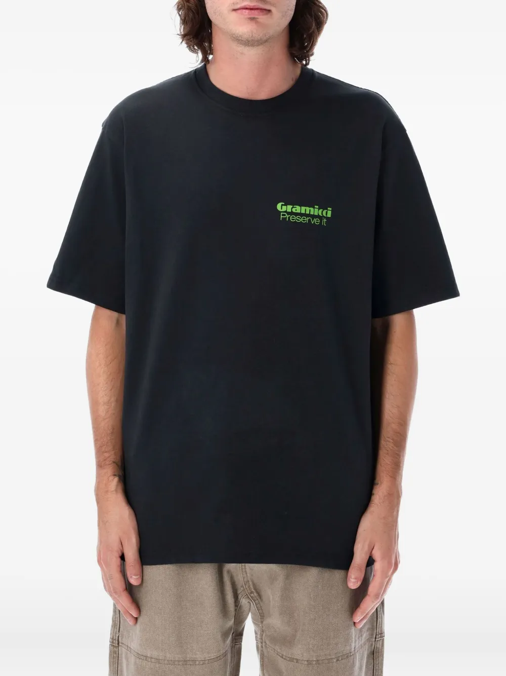 Gramicci playera con logo estampado | negro | Image 1