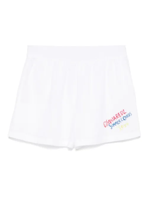 Short à logo brodé - DSQUARED2 - Modalova