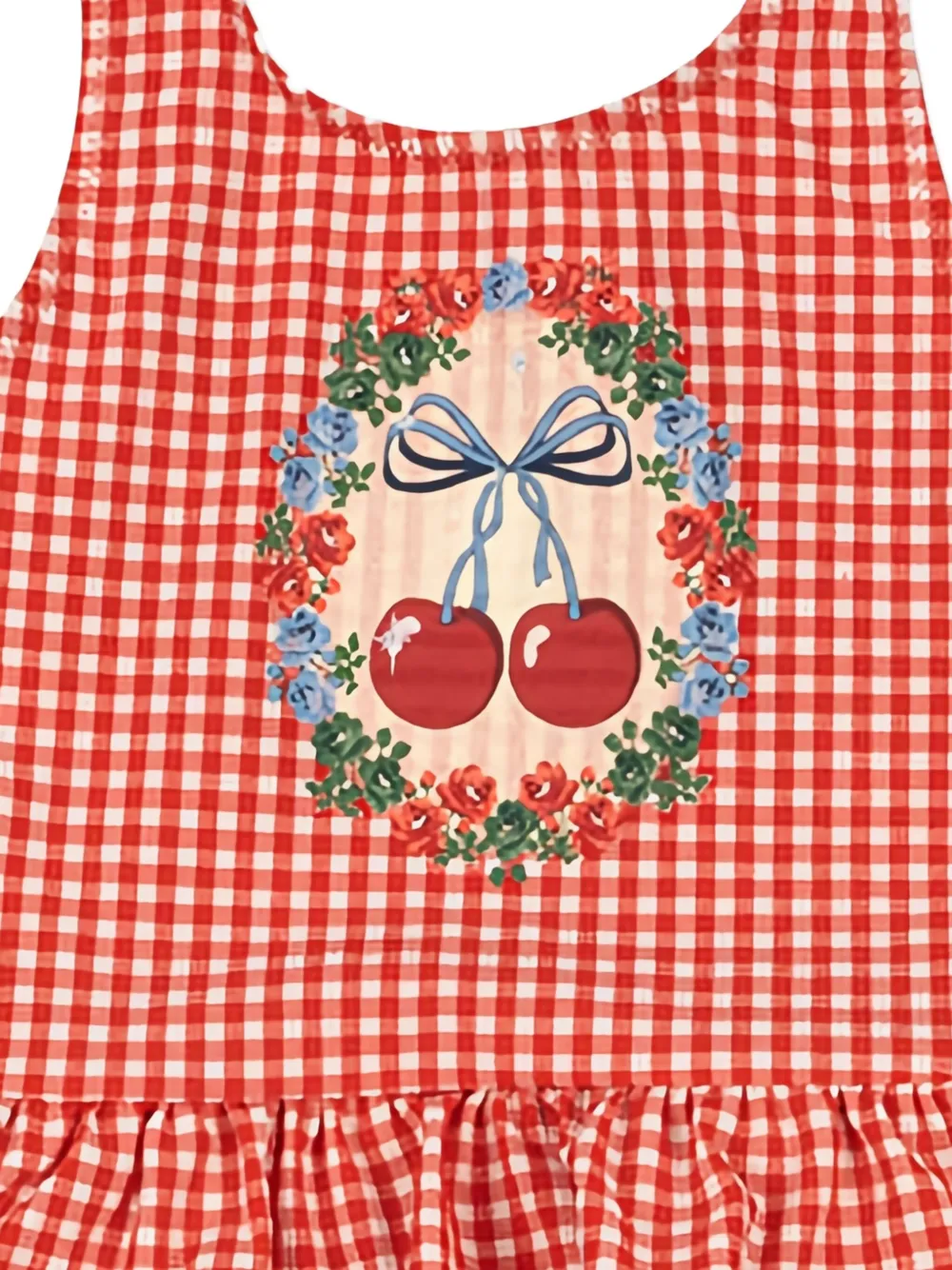 Konges Sløjd gingham cherry-print swimsuit | Swimsuits | Image 2