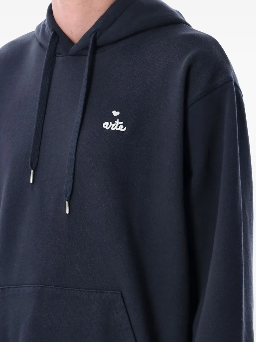 Arte Antwerp Hoodie met logo Blauw