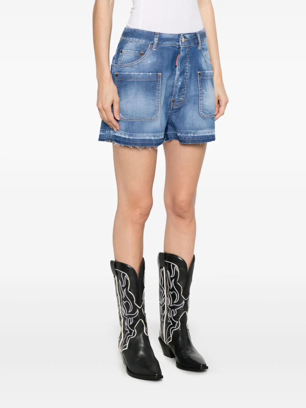 DSQUARED2 Denim shorts Blauw