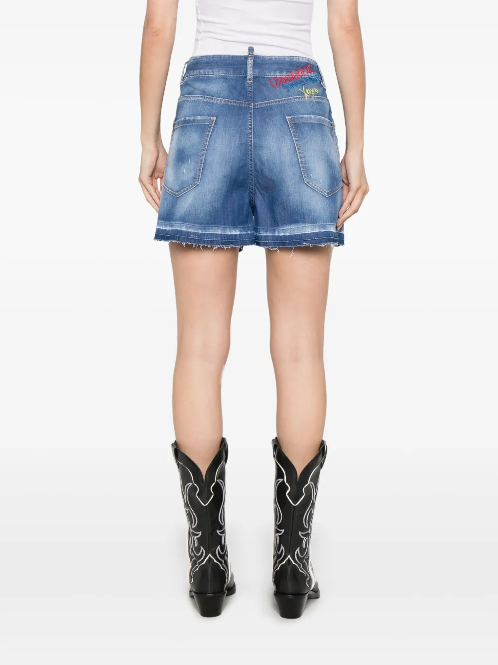 DSQUARED2 Denim shorts Blauw