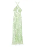 Ermanno Scervino jacquard maxi dress - Green