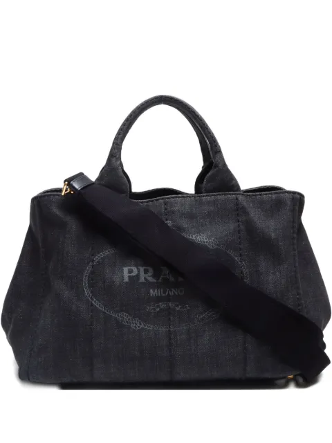 Prada Pre-Owned 2000-2020 medium Canapa two-way handbag 