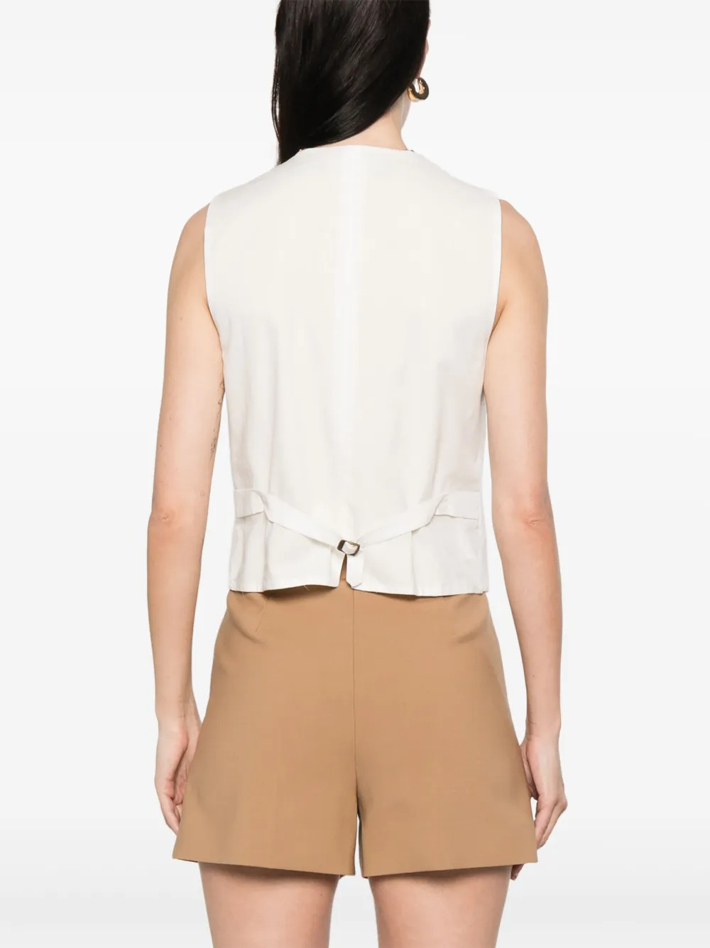 Polo Ralph Lauren Linnen gilet Wit