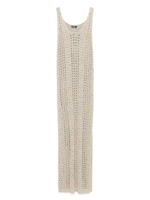 ROTATE BIRGER CHRISTENSEN Beaded Maxi Dress | Neutrals | FARFETCH