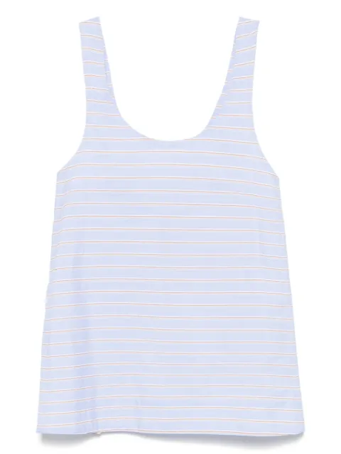 Rabanne camiseta con rayas estampadas
