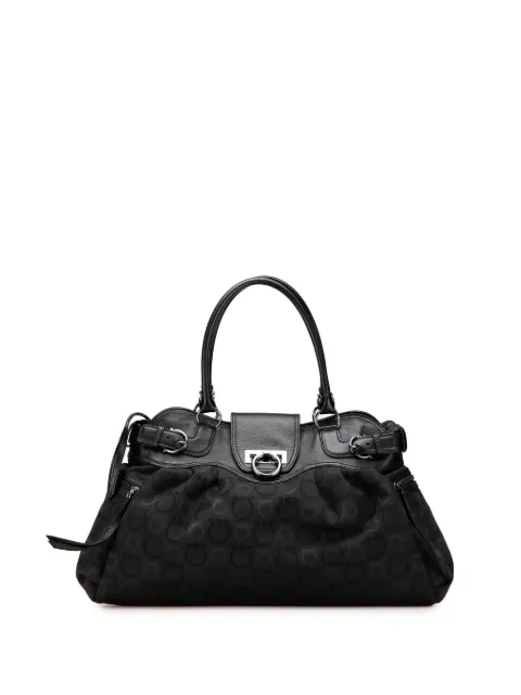 Ferragamo Pre-Owned bolsa de mano Canvas Gancini Marisa 2010-2024