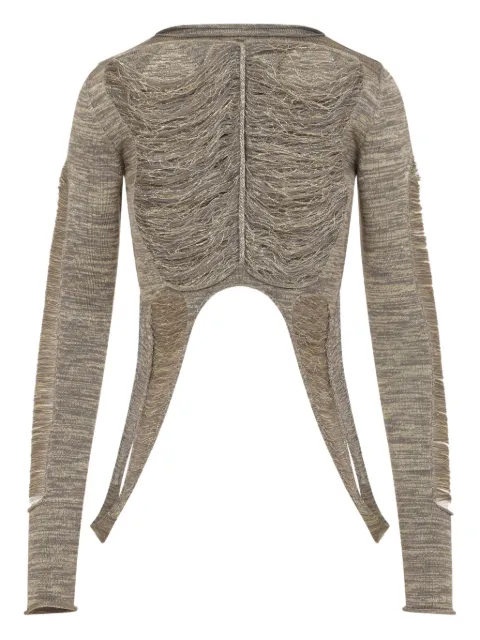 Rick Owens playera con detalles de canalé