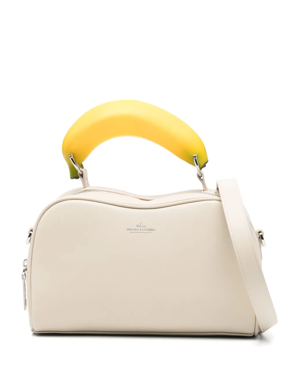 Maison MIHARA YASUHIRO Shopper met handgreep Beige