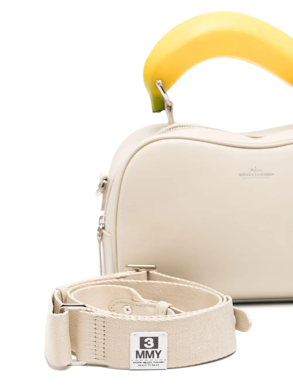 Maison MIHARA YASUHIRO Shopper met handgreep Beige
