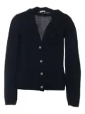 Miu Miu Pre-Owned 2016 cashmere cardigan - Blue