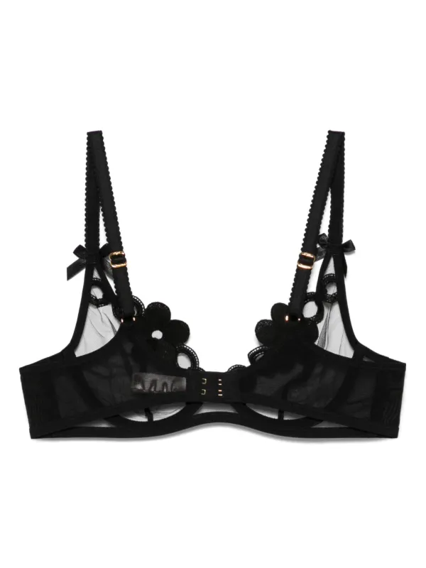 Agent Provocateur ブラ AGENT PROVOCATEUR Violah tulle and lace underwired soft-cup
