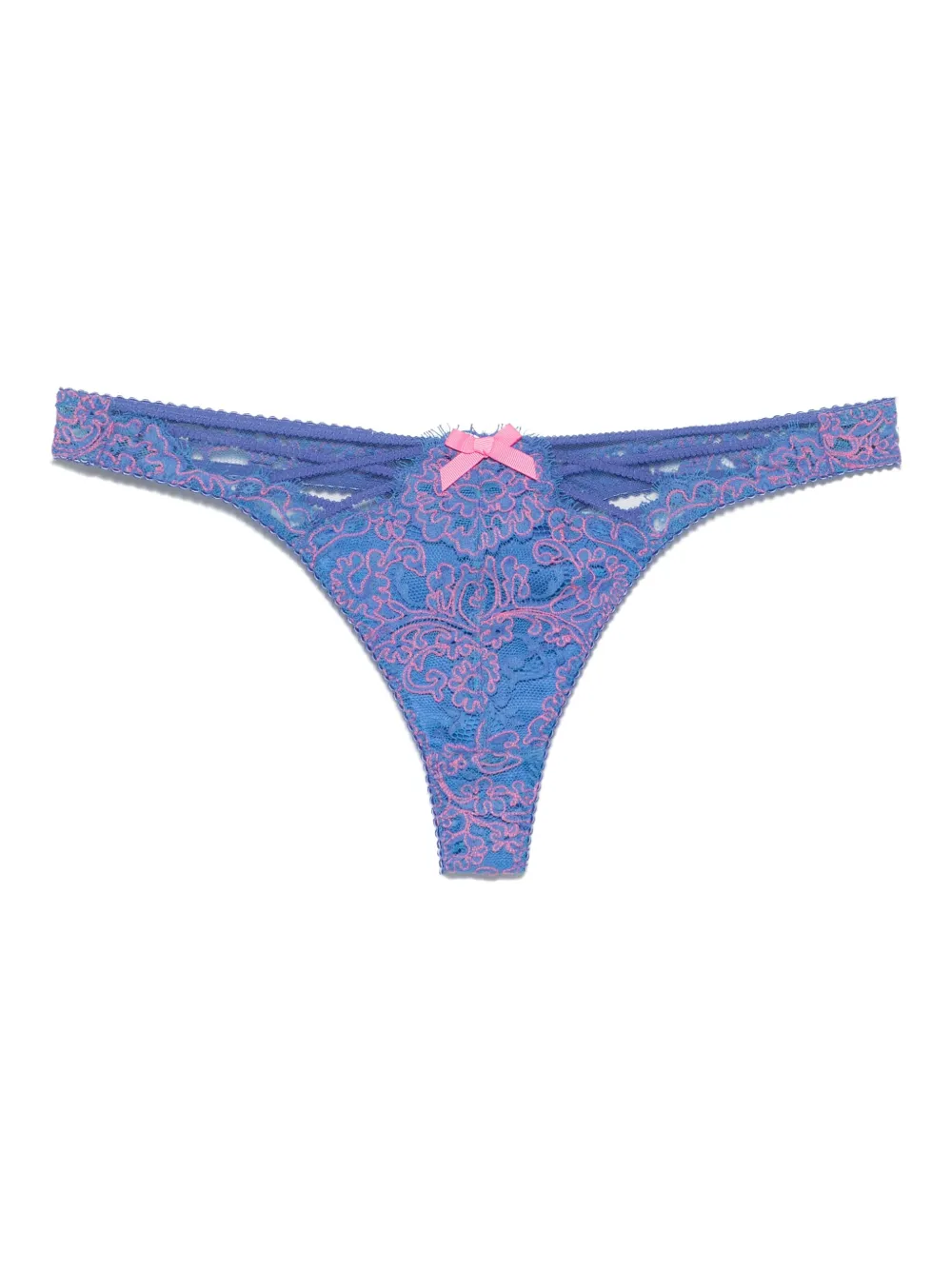 Agent Provocateur Floral-embroidered Thong