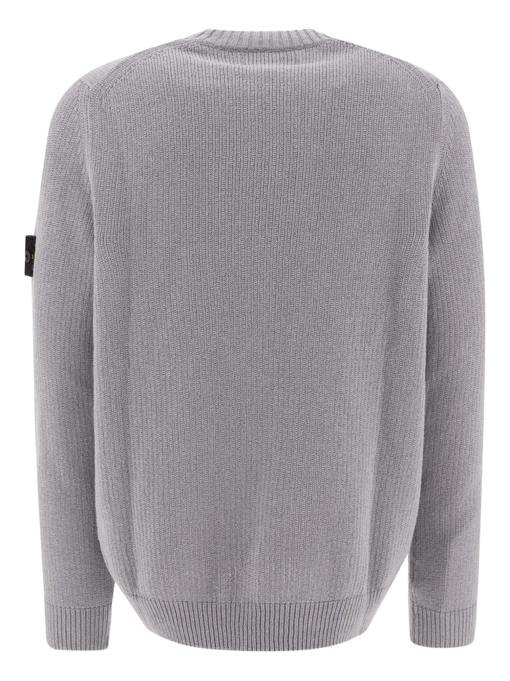 stoneisland Stone Island Geribbelde sweater met ronde hals - Grijs