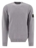 Stone Island ribbed crew-neck sweater - Grey