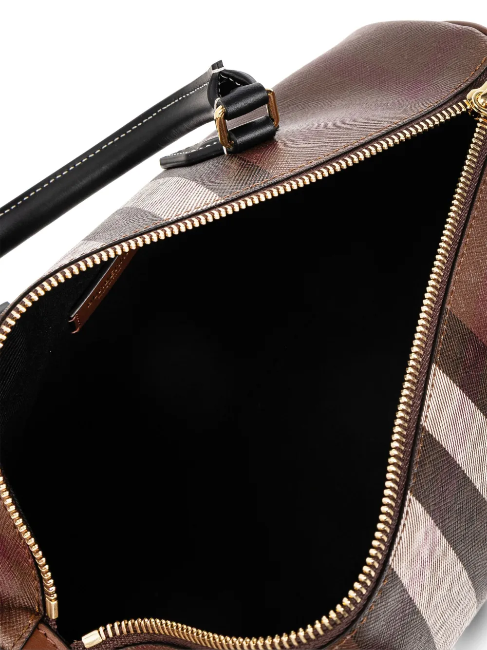 Burberry Geruite boekentas Bruin