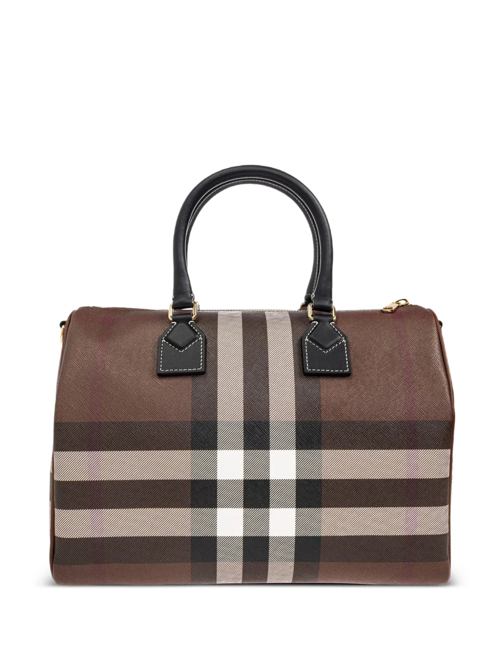 Burberry Geruite boekentas Bruin