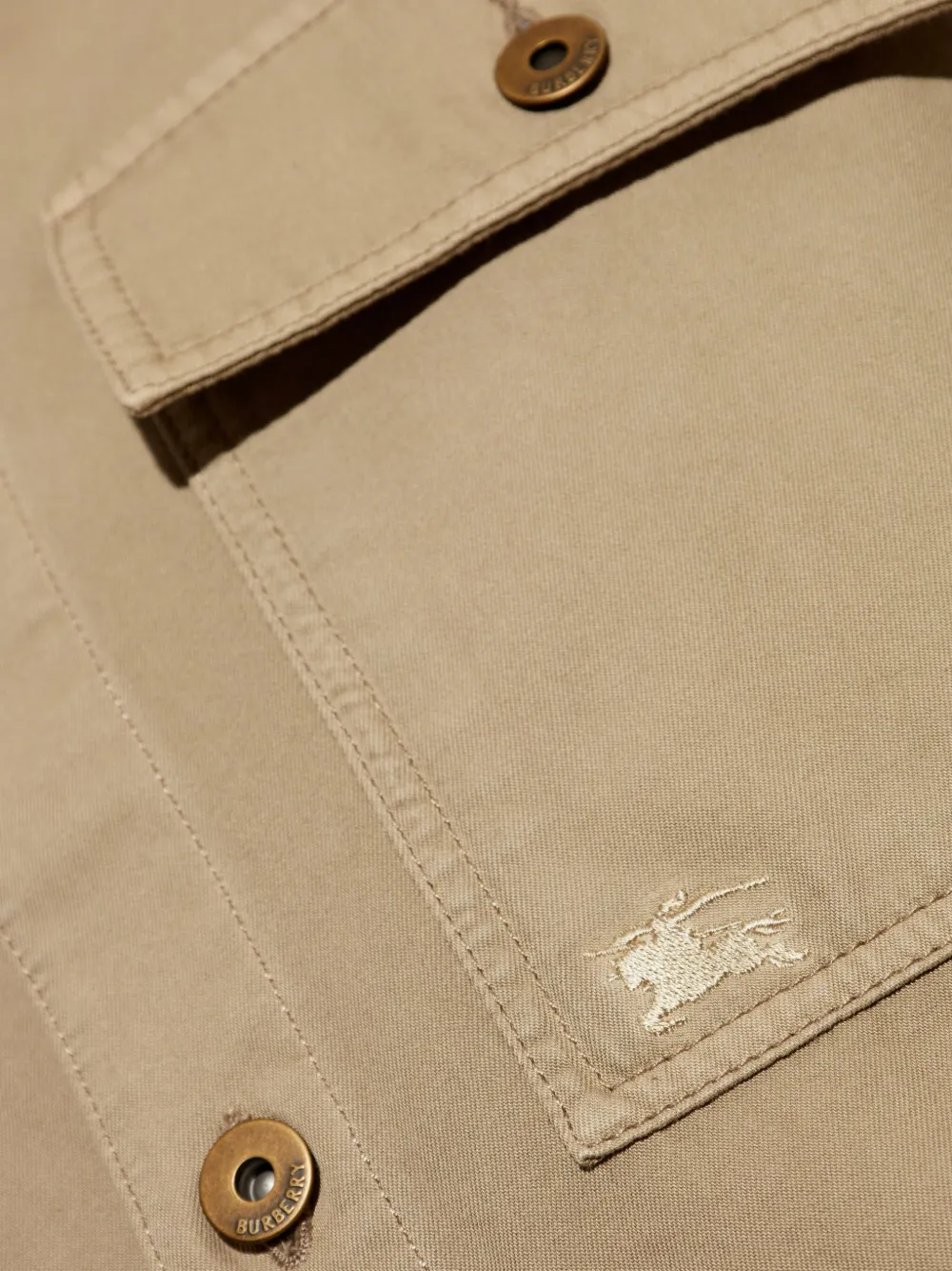 Burberry Button-up cargo overhemd Wit