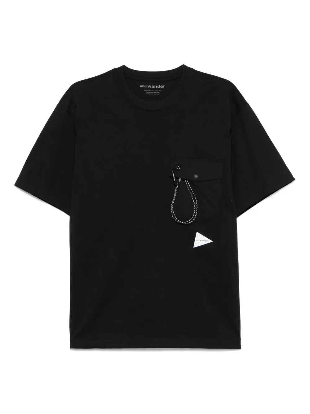 and Wander ロゴ Tシャツ - ブラック and Wander ロゴ Tシャツ - ブラック