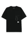 and Wander logo-print T-shirt - Black