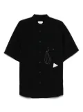 and Wander utility-pocket shirt - Black