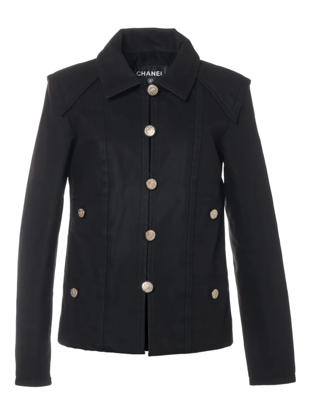 CHANEL Pre-Owned 2010s cotton jacket | Black | Image 1