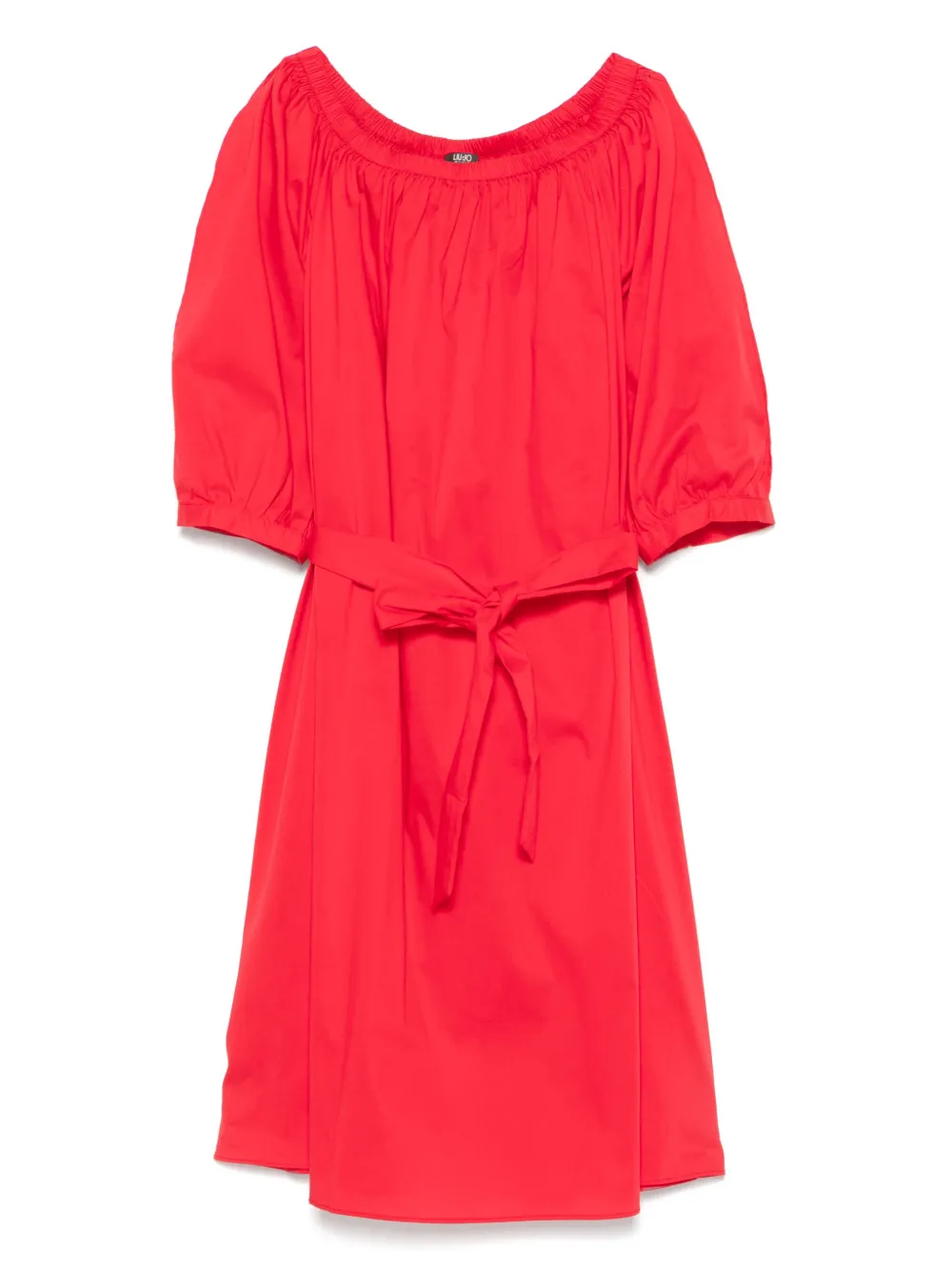 poplin mini dress