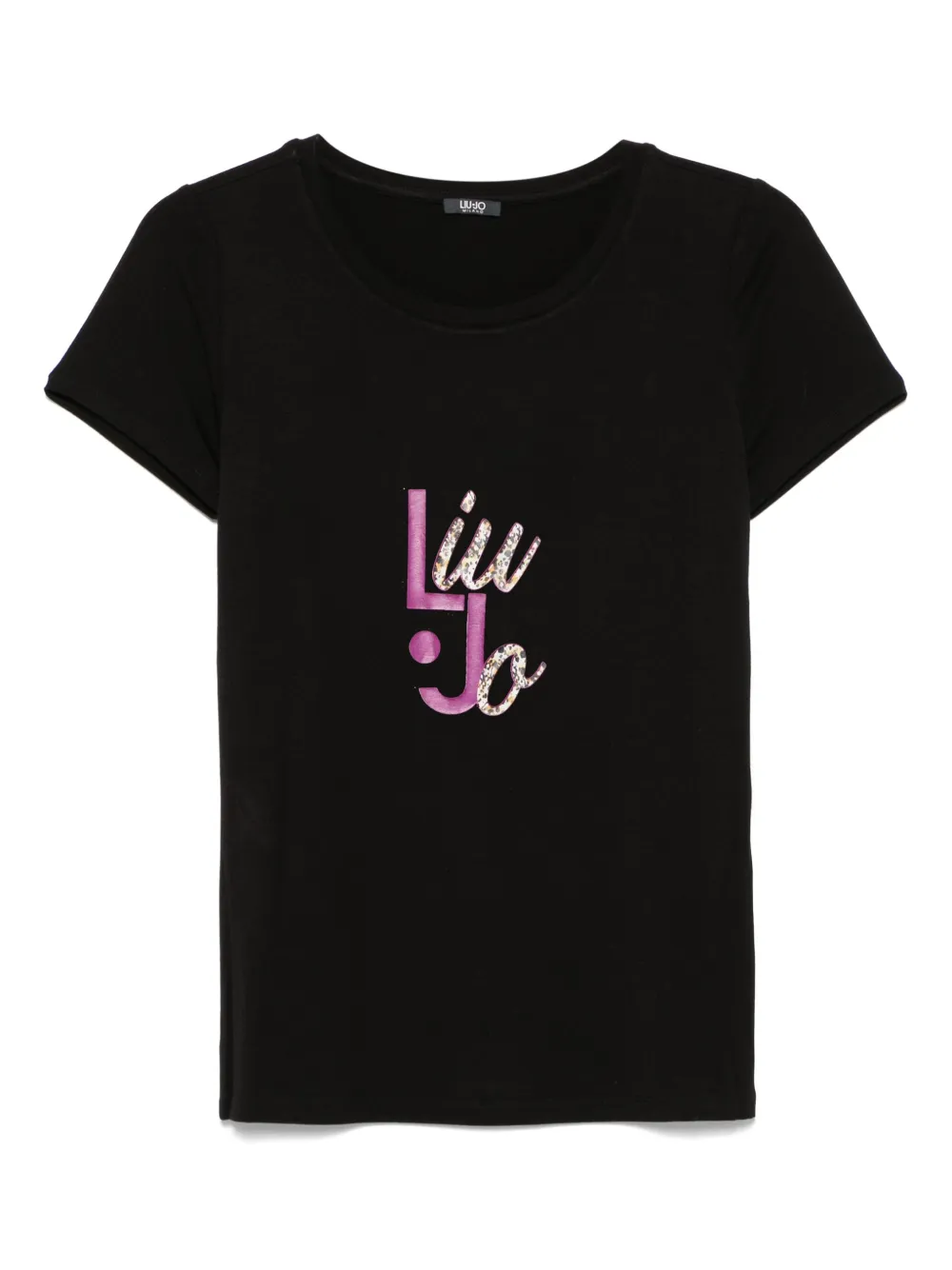 LIU JO playera con logo estampado | negro | Image 1
