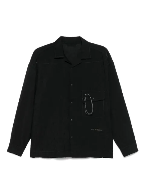 and Wander embroidered-logo shirt
