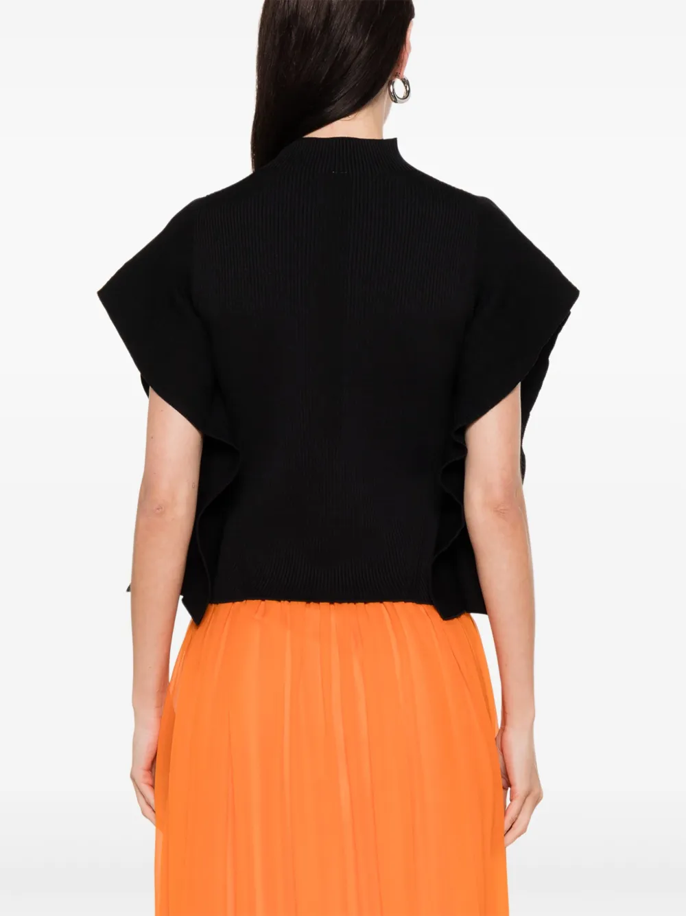 CFCL - portrait top 1 -black- 23ss women | asterisk