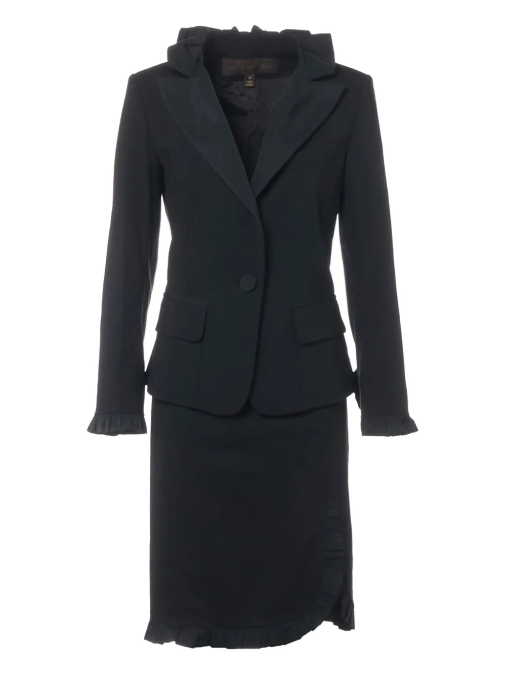 Louis Vuitton Pre-Owned 2009 wool two-pieces suit | Black | Image 1