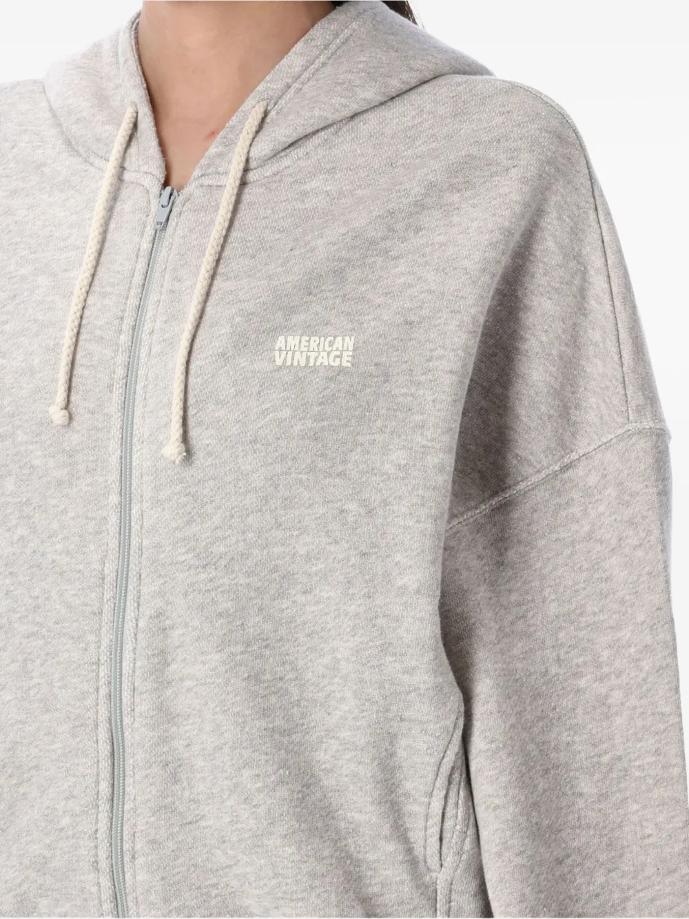 American Vintage Kodytown hoodie Grijs