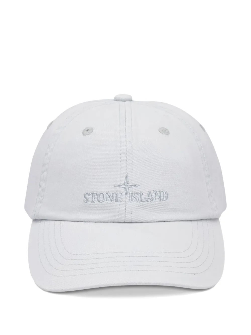 Stone Island Pet met geborduurd logo Blauw
